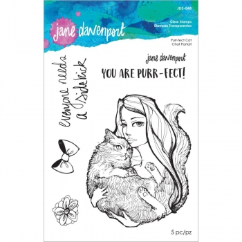 Jane Davenport Clear Stamps - Purr-fect Cat